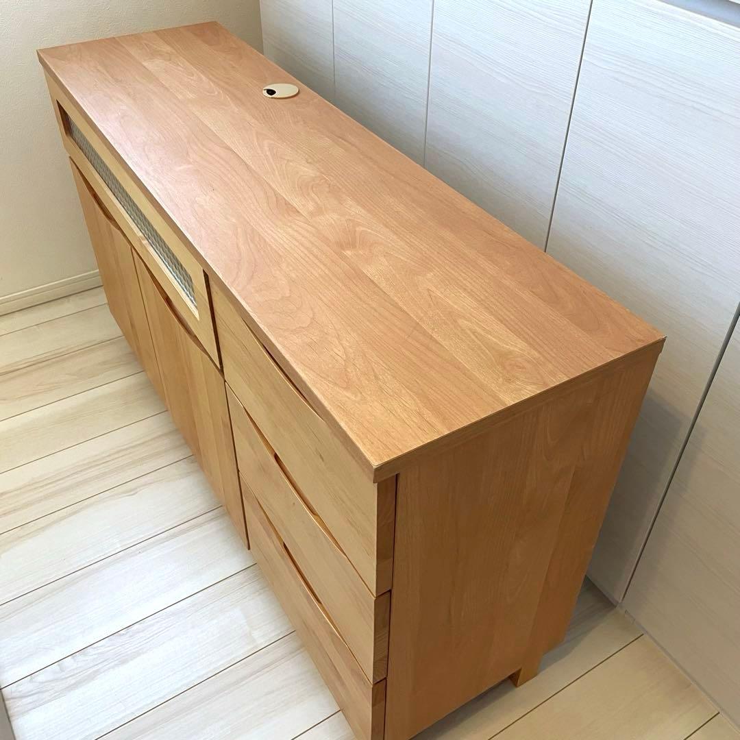 送料込み！アルダー材のテレビ台　幅117cm