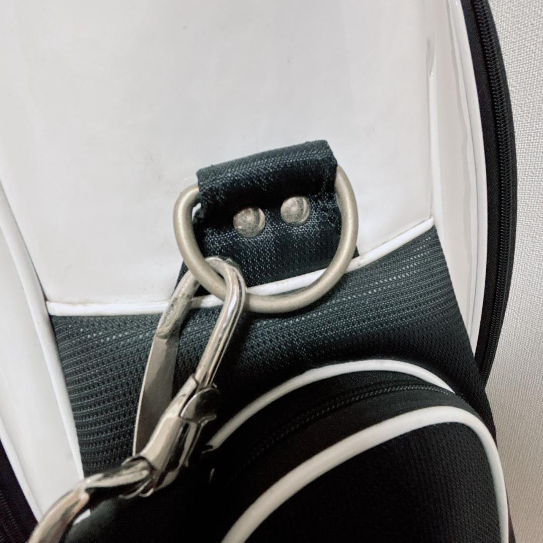 Wilson キャディバッグ 黒白 ゴルフバック ナイロン 布 きれい 未使用級