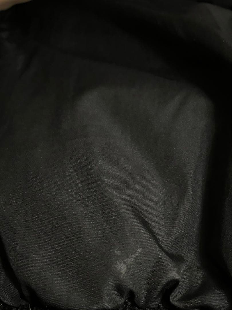 00s Y2K ファーダウンベスト 平成 グランジ ギャル男 お兄系 光沢