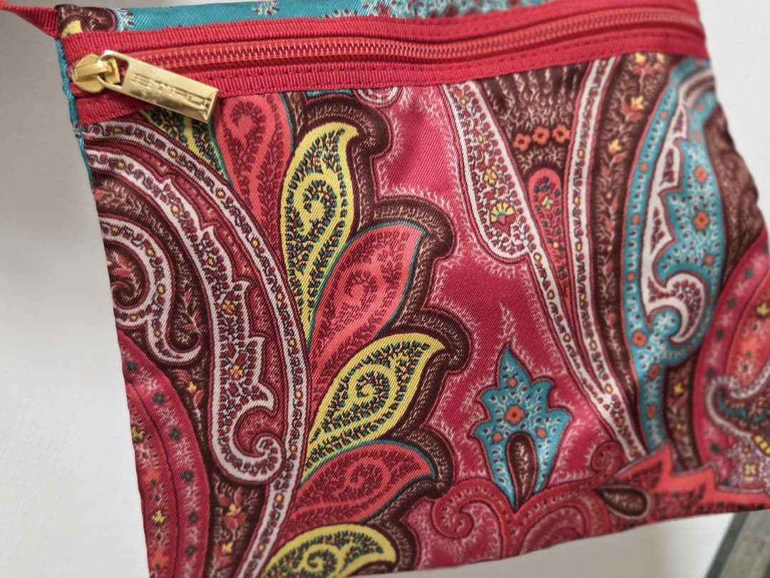 【希少】エトロ ETRO ナイロン トートバッグ 軽量 ペイズリー※内側ペン跡有