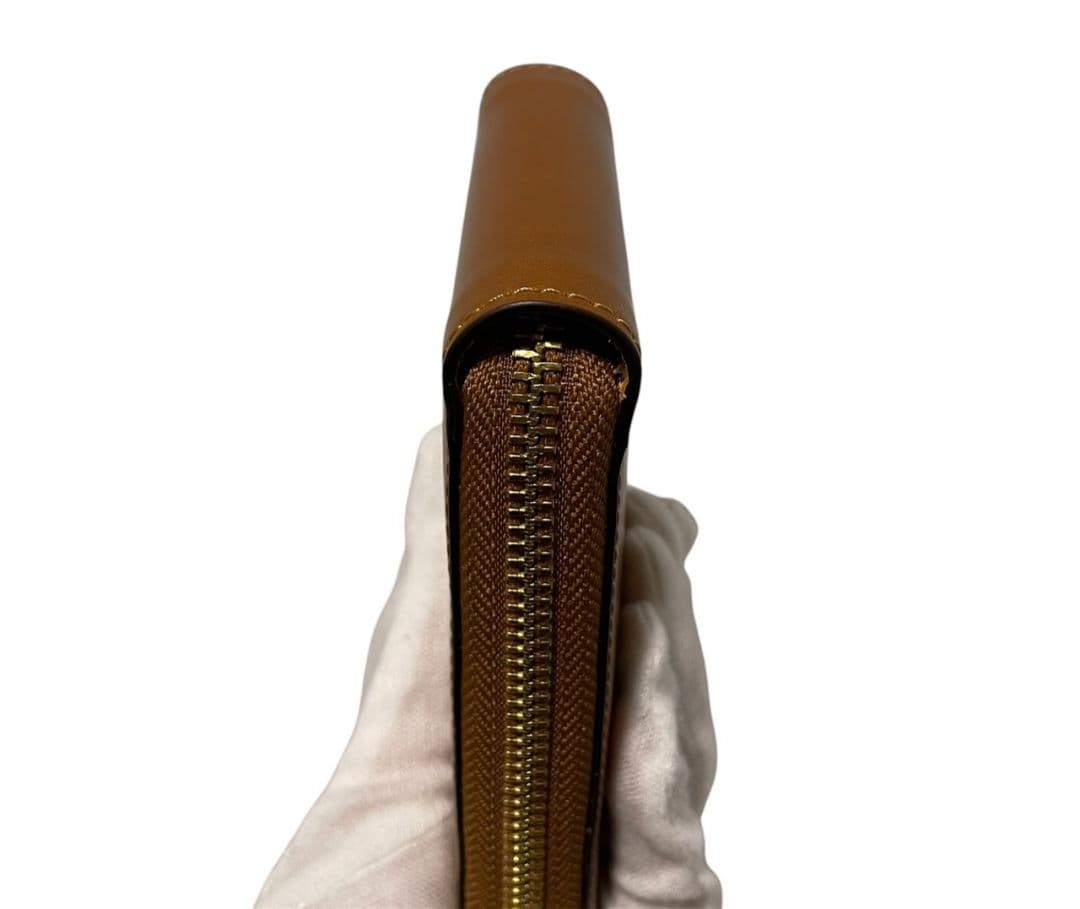 【新品】ROCADO ロカド シェルコードバン 二つ折り財布 馬革 ブラウン