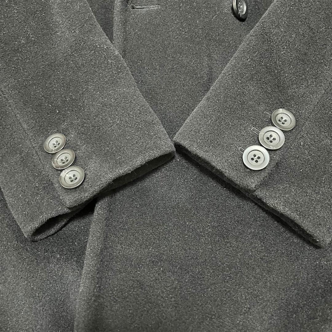 マックスマーラ　ダブル　チェスター　カシミア混ロングコート　ブラック40L