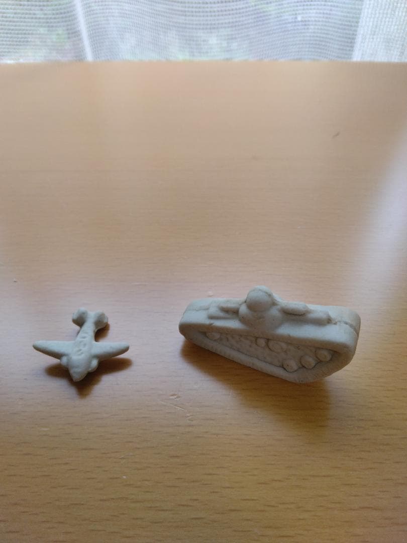 レトロ陶器☆戦前グリコおまけ＆戦車