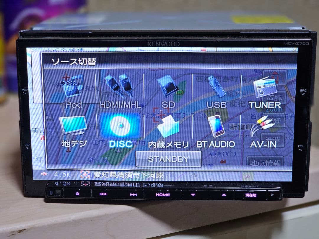 KENWOOD MDV-Z700 カーナビ Bluetoothユニット
