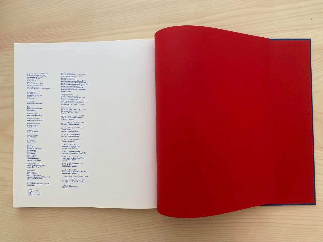 入手困難　JUDD & CH ドナルド・ジャッド & スイス