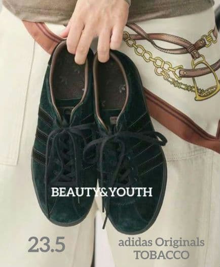 新品 正規品…BEAUTY&YOUTH別注／adidasTOBACCO 23.5