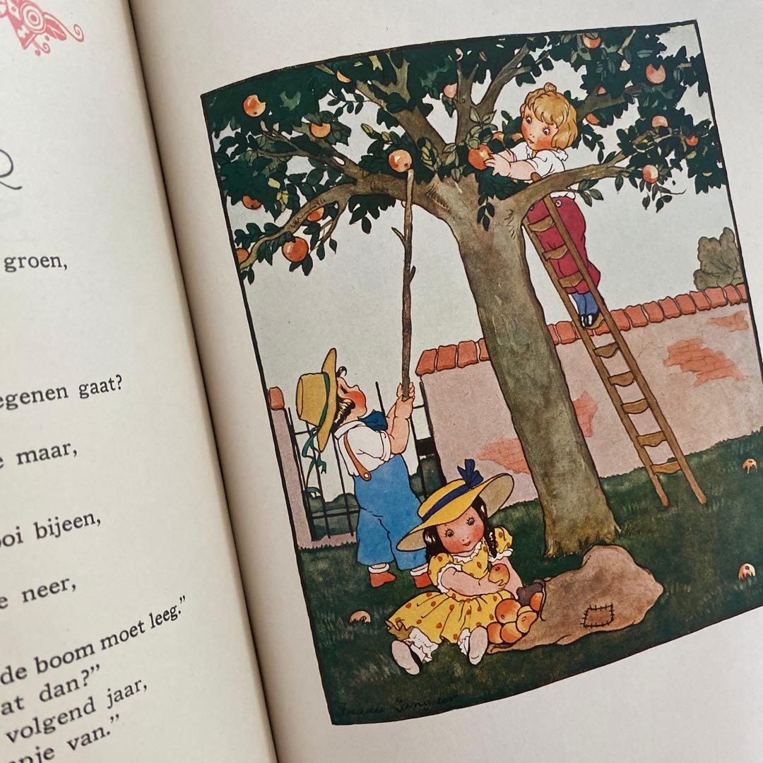 1928年　オランダの希少な絵本　Freddie Langeler 洋書　古書