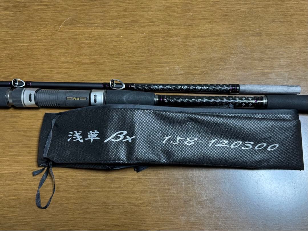 浅草釣具 スルメイカ直結竿 βx 158 120-300
