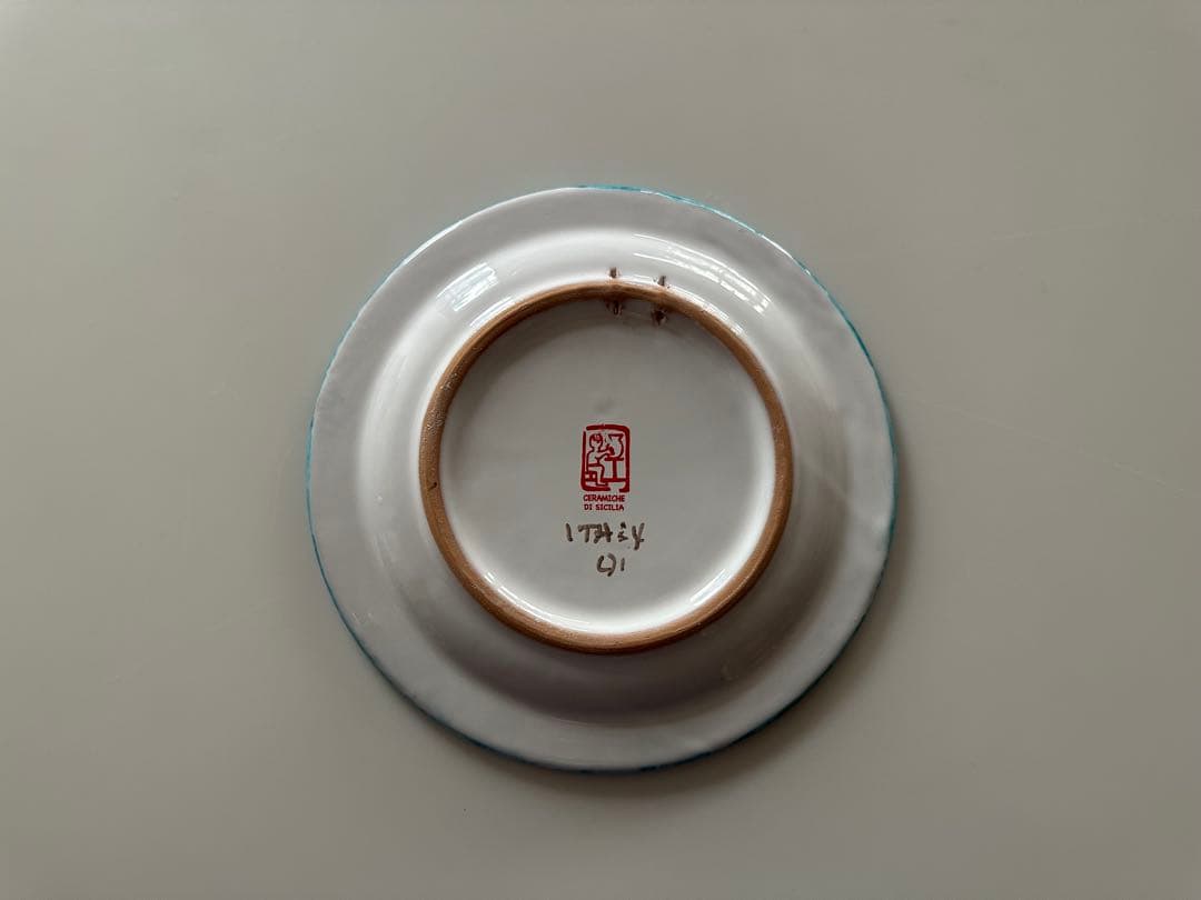 イタリア　DESIMONE デシモーネ 陶器 絵皿　3点セット