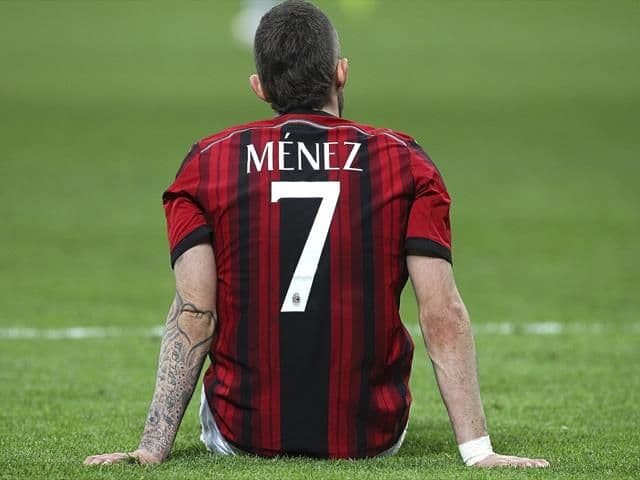 14-15 ACミラン　メネズ　アディダスオフィシャルユニフォーム