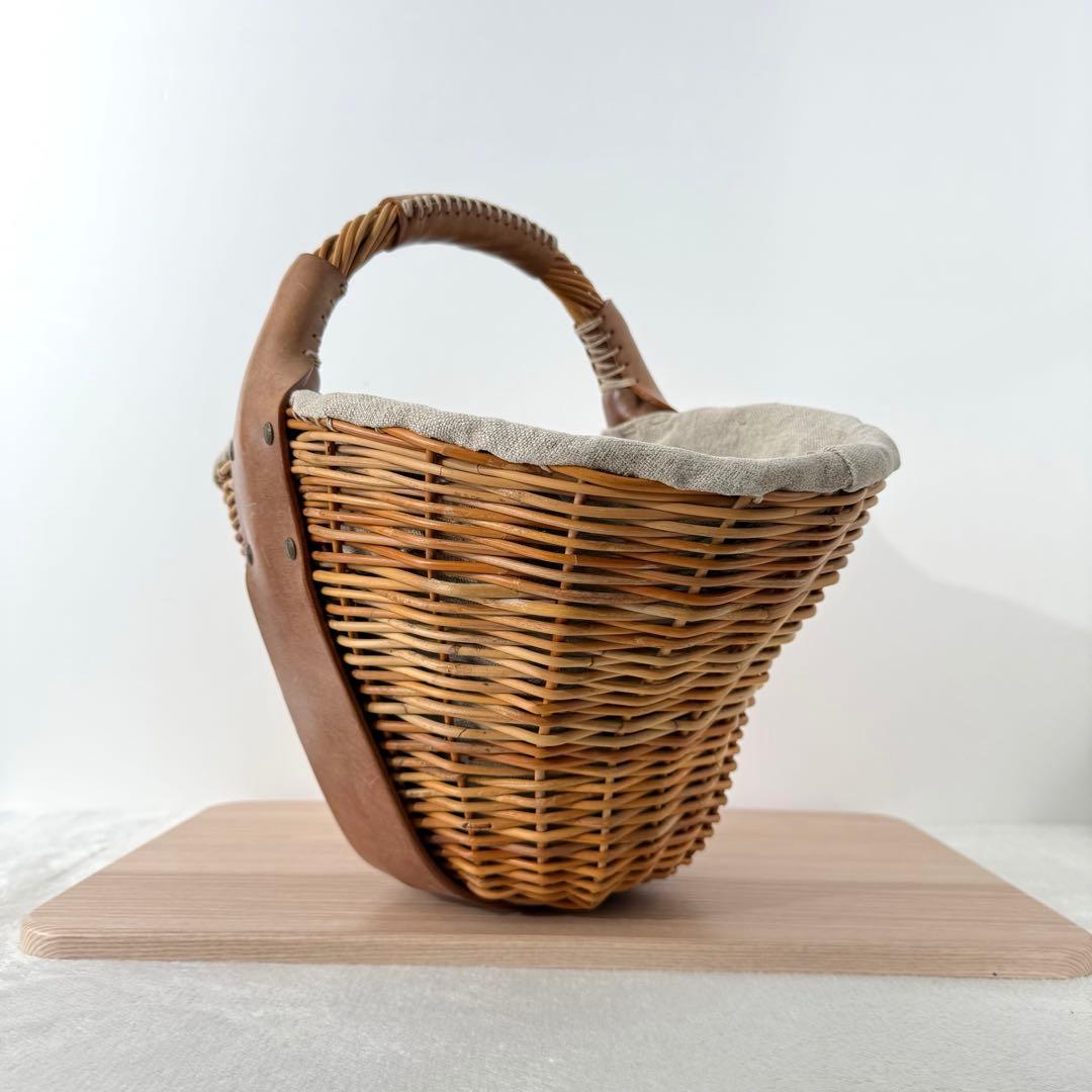 【美品✨️】eb.a.gos エバゴス オイルショルダー 1本手 かごバッグ 紅籐