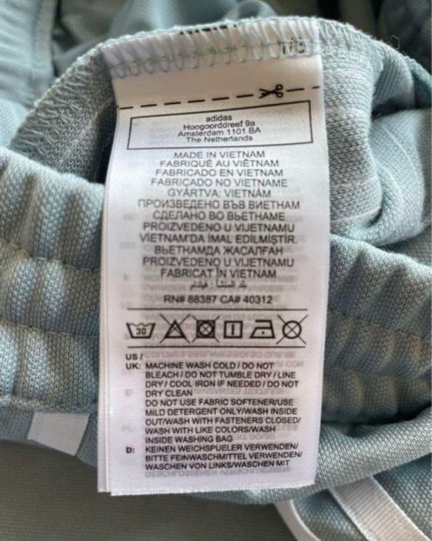 【adidas】日本未発売ワイドレッグトラックパンツ新品4XLレア