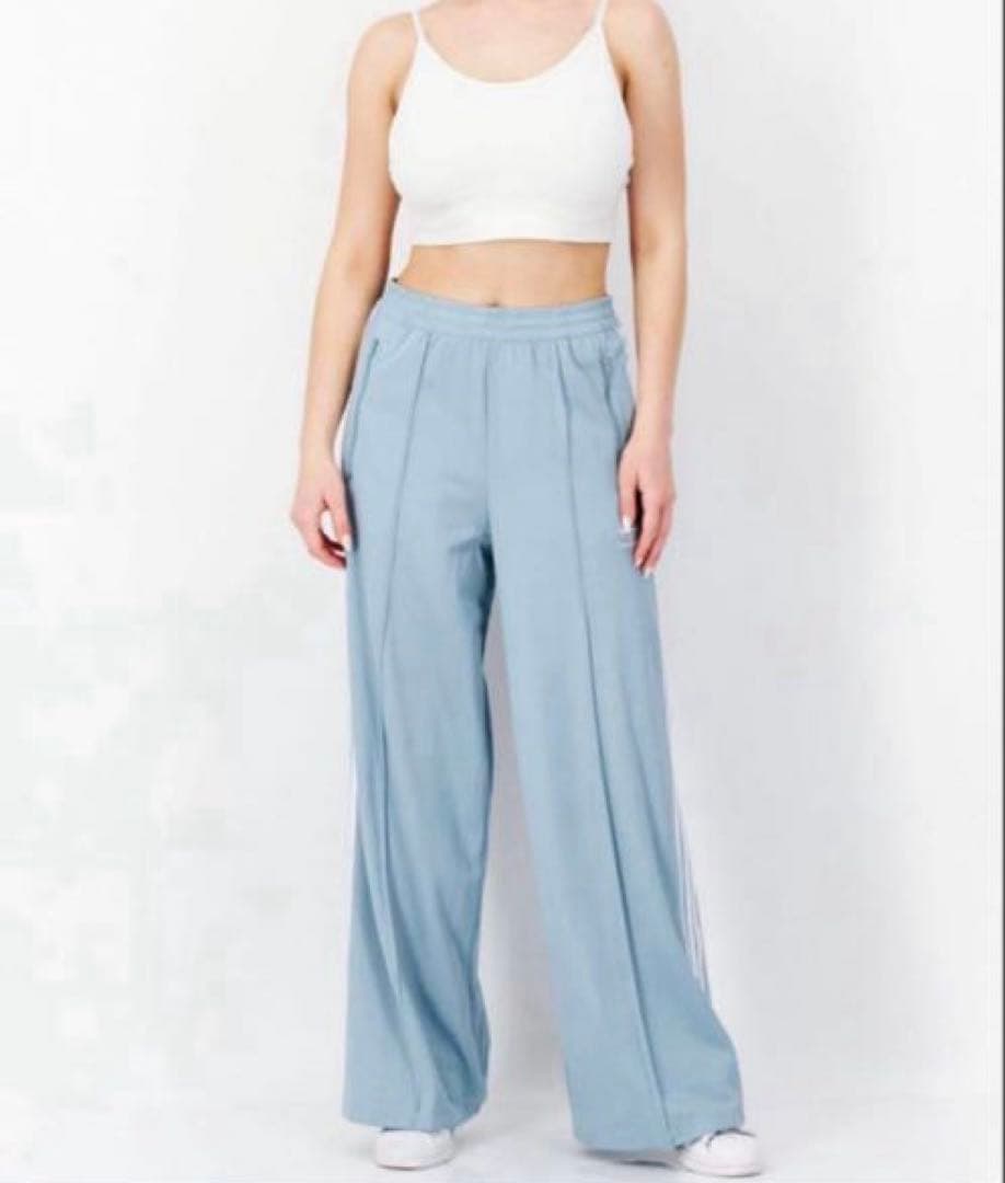 【adidas】日本未発売ワイドレッグトラックパンツ新品4XLレア