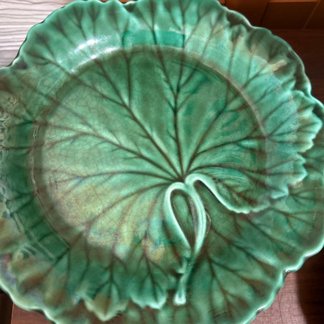 ウェッジウッド マジョリカ焼 greenleaf プレート皿 6枚セット