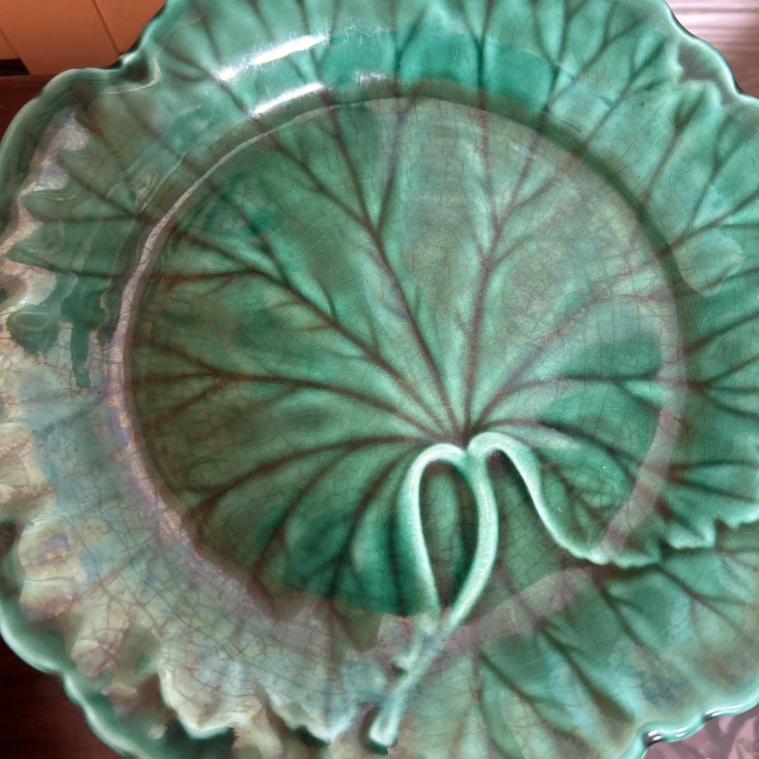 ウェッジウッド マジョリカ焼 greenleaf プレート皿 6枚セット