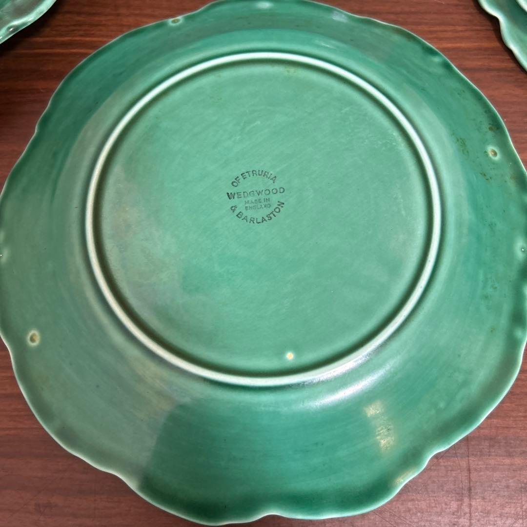ウェッジウッド マジョリカ焼 greenleaf プレート皿 6枚セット