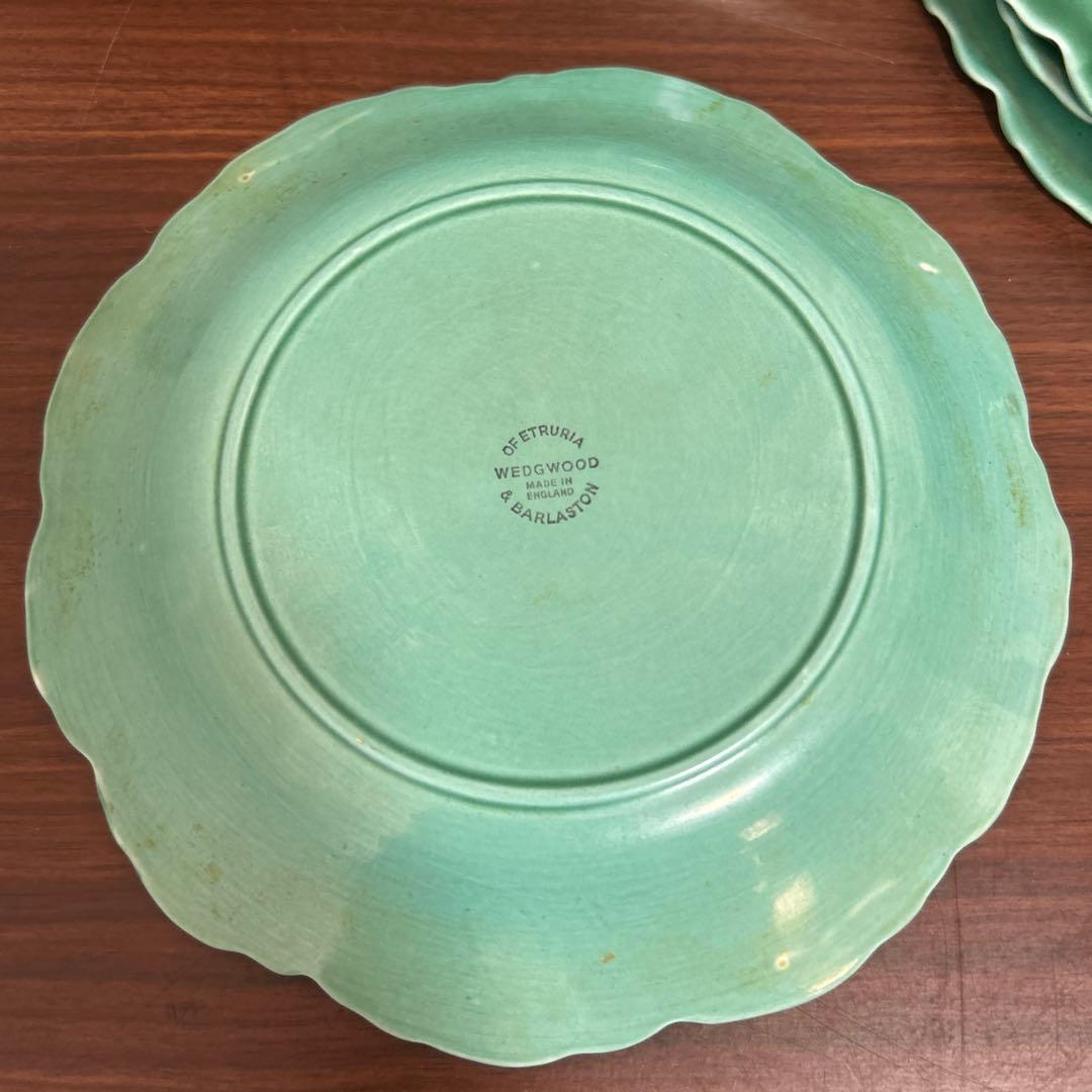 ウェッジウッド マジョリカ焼 greenleaf プレート皿 6枚セット