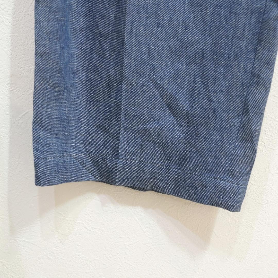 conte 25SS デニムライク ジャンプスーツ 麻 リネン