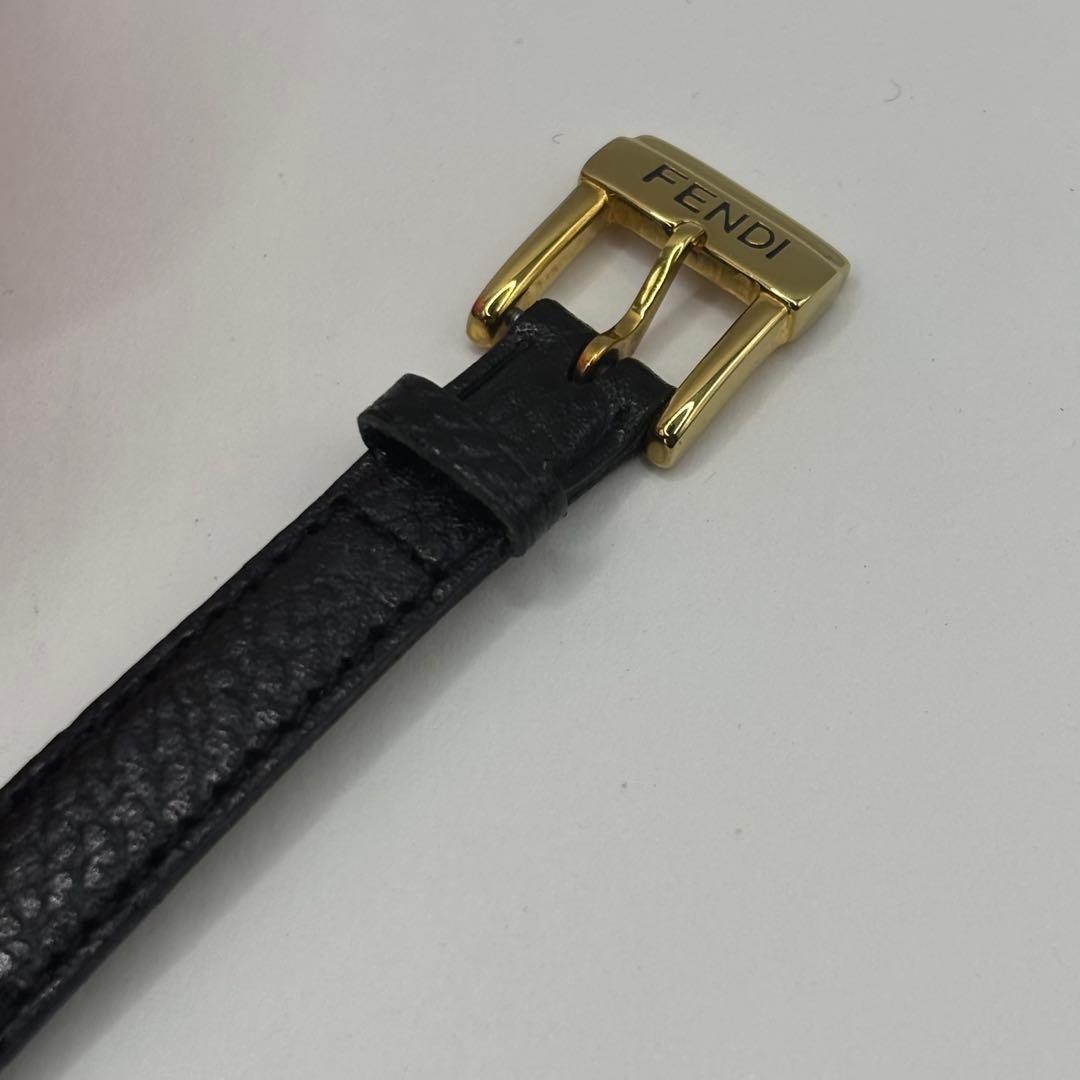 稼働品☆新品電池☆新品ベルト　FENDIフェンディ　４３０L　シェル文字盤