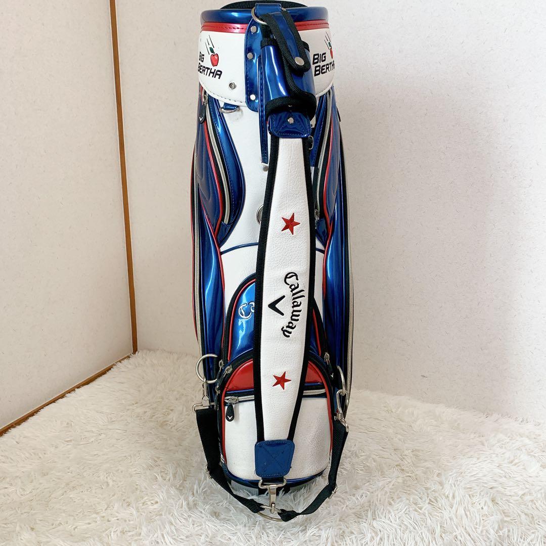キャロウェイ BIG BERTHA 9.5型 エナメル キャディバッグ 3点式