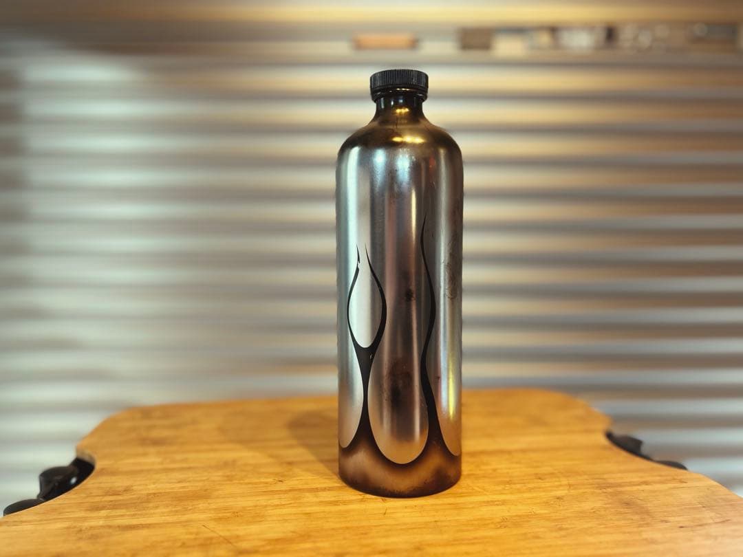 携行缶　1ℓ 新品　エイジング加工　ヴィンテージ　メッキ調　チョッパー　ハーレー