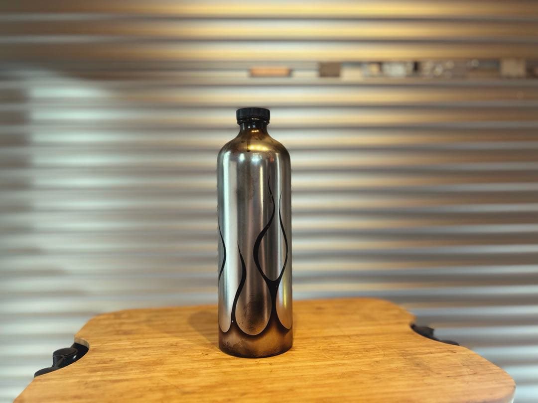 携行缶　1ℓ 新品　エイジング加工　ヴィンテージ　メッキ調　チョッパー　ハーレー