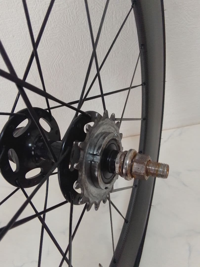 カーボンホイール リア ピスト ディープリム 88mm ノーブランド 700c