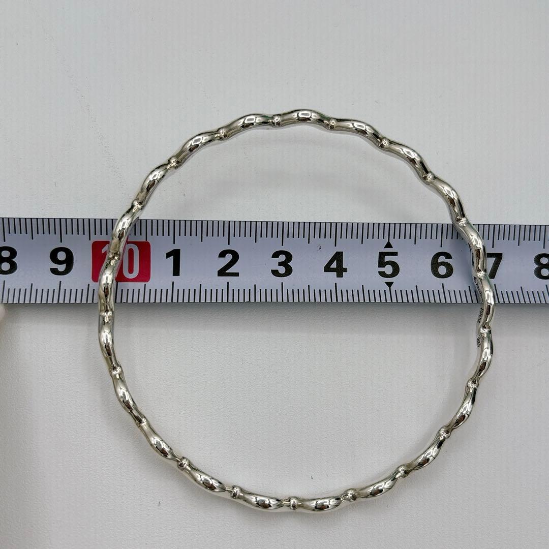 ティファニー　ジグザグバングル　シルバー