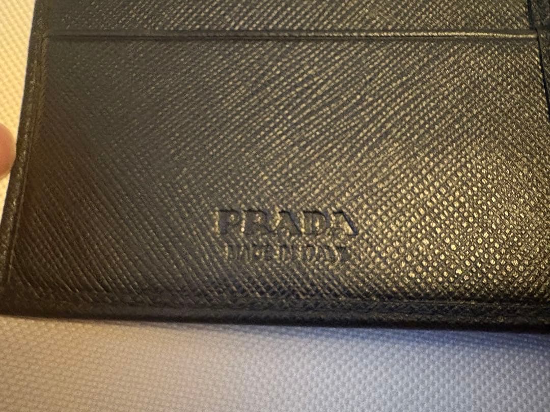【美品 】本体のみ PRADA ブラック レザー マネークリップ（プラダ）