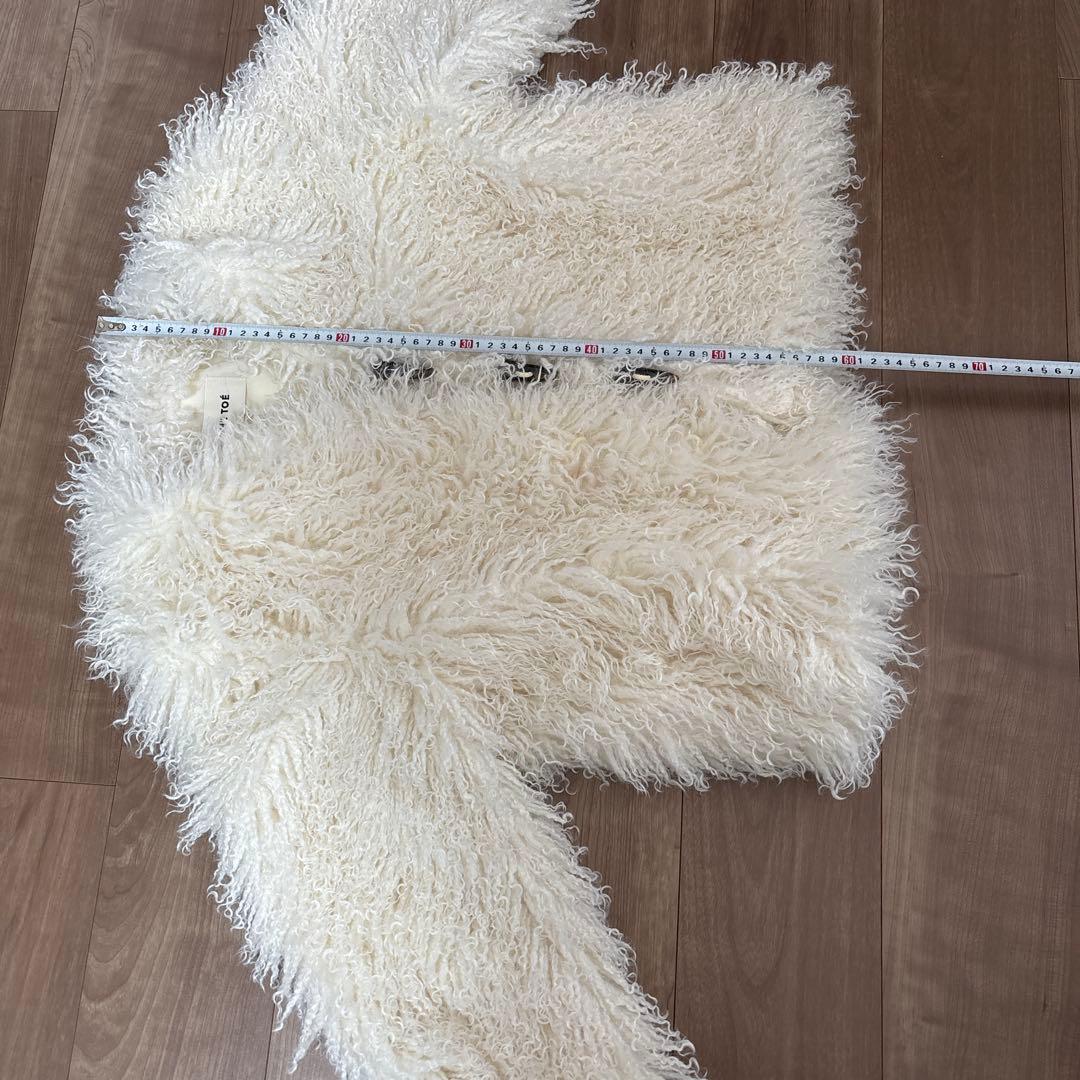 THE TOE ホワイトファーコート