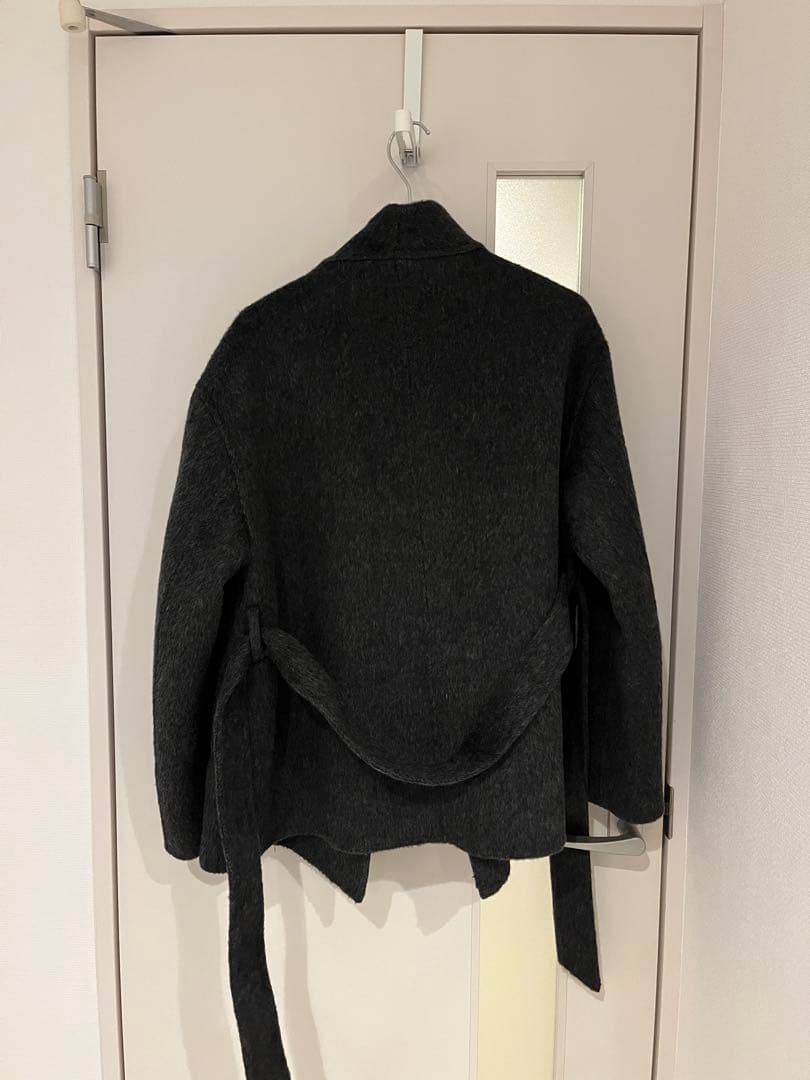 ジャケット・アウター ohotoro Ecru Half Coat charcoal