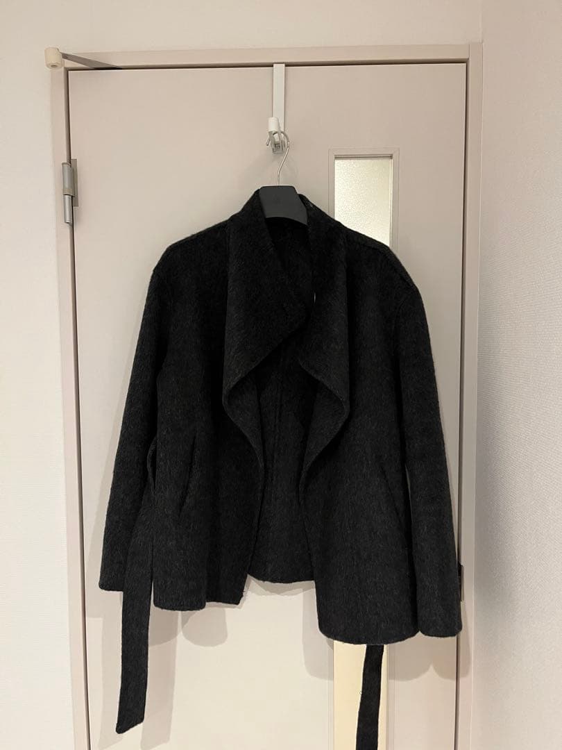 ジャケット・アウター ohotoro Ecru Half Coat charcoal
