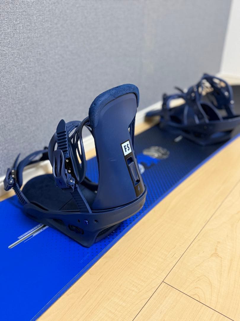 BURTON スノーボード 青 ビンディング付き