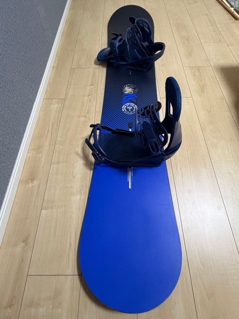 BURTON スノーボード 青 ビンディング付き