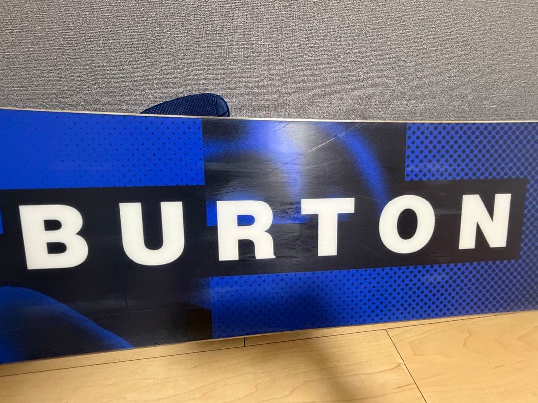 BURTON スノーボード 青 ビンディング付き