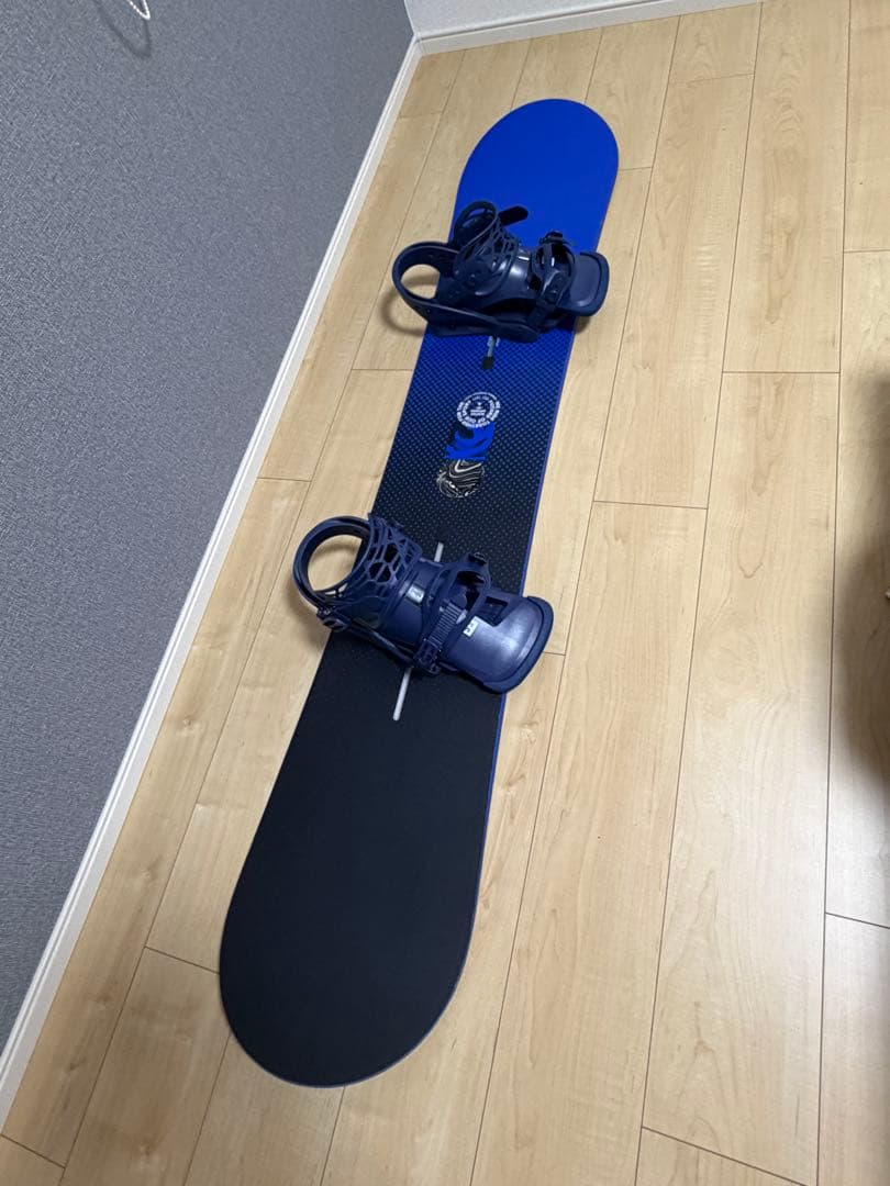 BURTON スノーボード 青 ビンディング付き