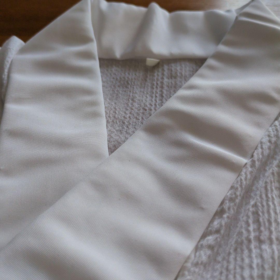 AVALEZ ジュポネ ホワイト 半襦袢 半衿付き・ベルトセット