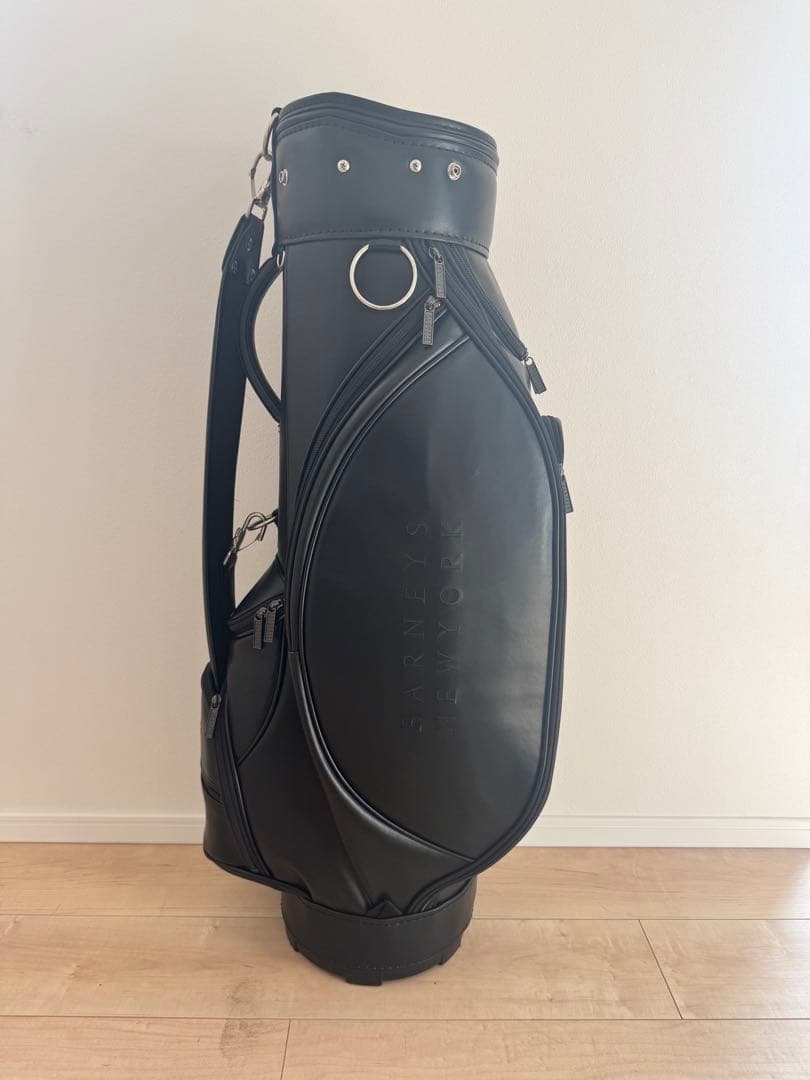 BARNIS NEW YORK ブラックゴルフバッグ カート型