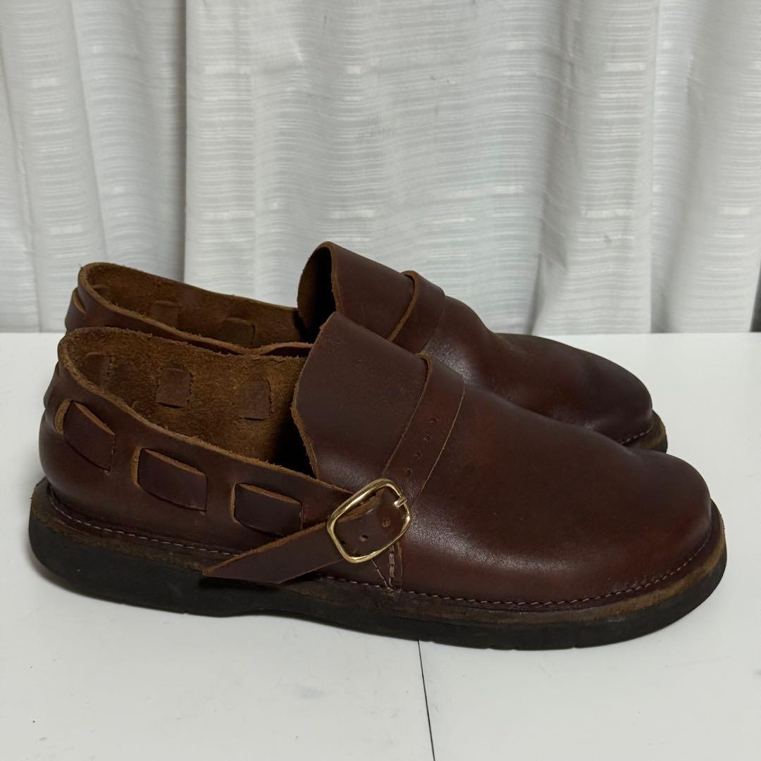 ⭐️極美品⭐️フェルナンドフットウェア　ベルトストラップ　スリッポン　レザー