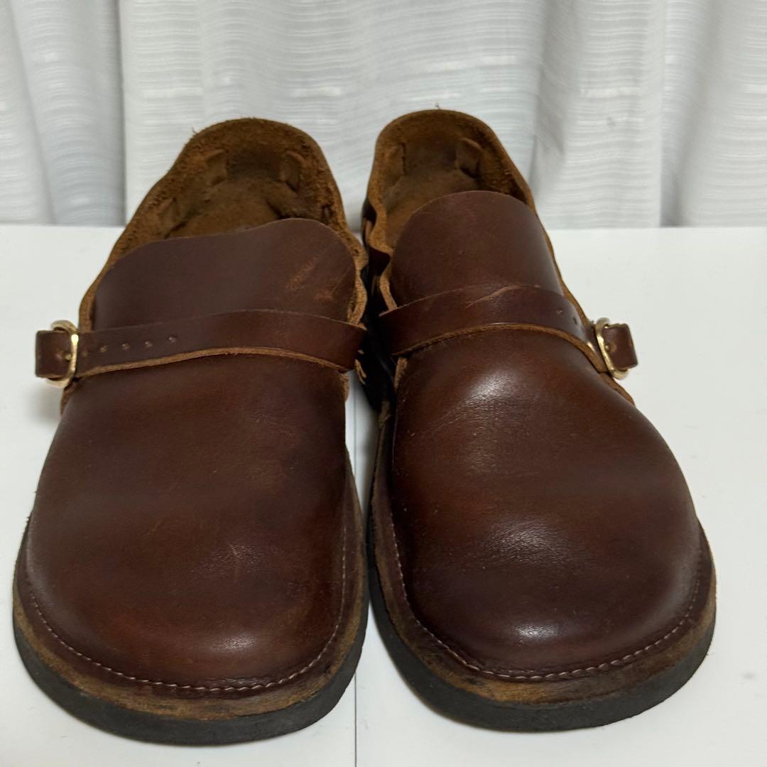 ⭐️極美品⭐️フェルナンドフットウェア　ベルトストラップ　スリッポン　レザー