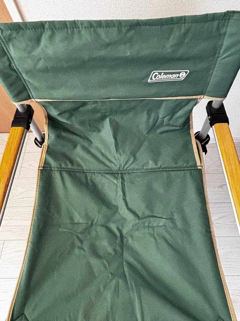 【2個セット】Coleman スリムキャプテンチェア グリーン