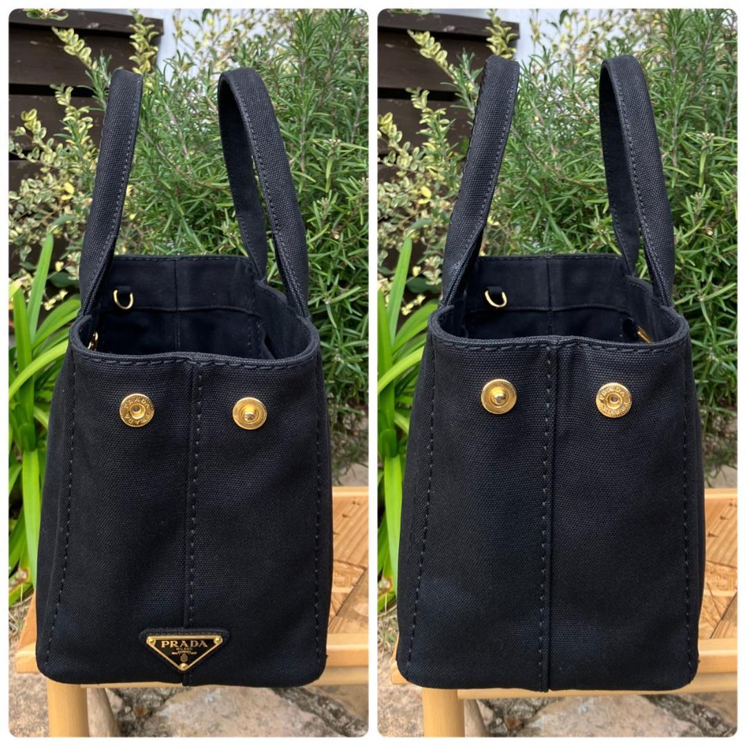 ✨極美品✨PRADA カナパ S ブラック 2way ショルダーバッグ 7-30