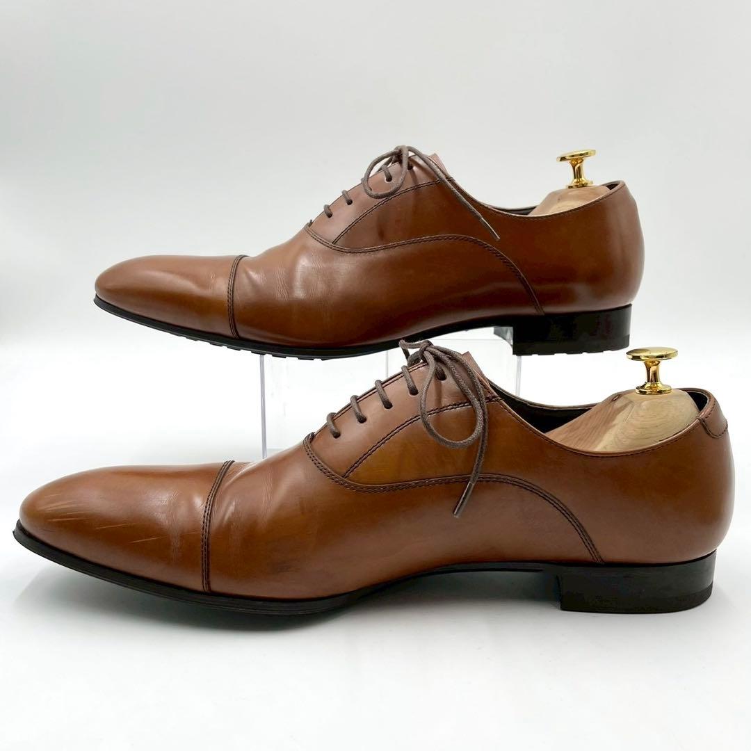 リーガル ドレスビジネス ストレートチップ ブラウン 27 箱付き Y1343