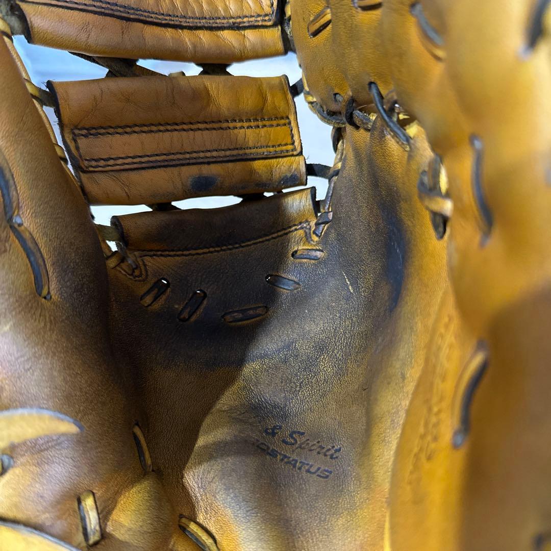 ZETT 硬式グローブ ファーストミット イエロー 日本製