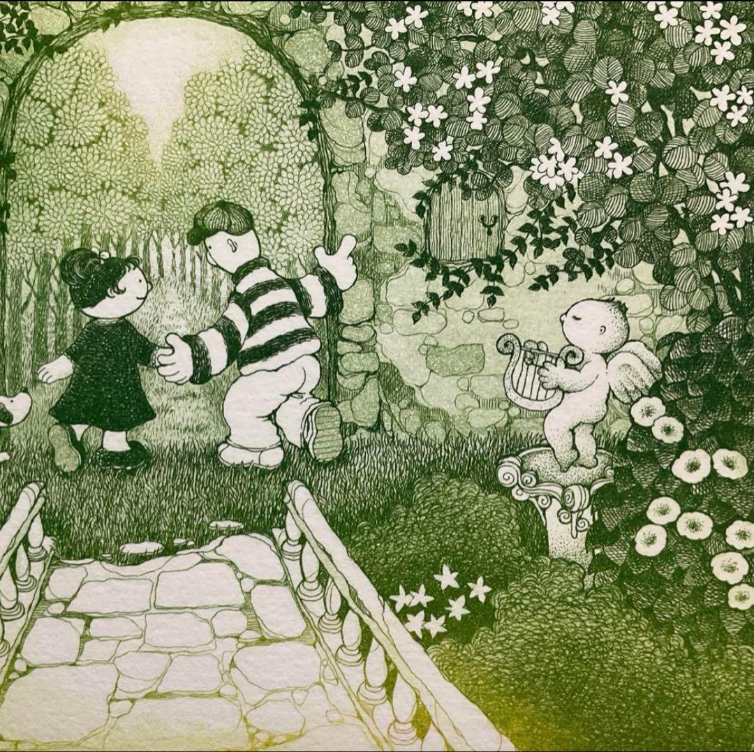 絵画・額縁・銅版画・上砂理佳・Prelude・エッチング・メルヘン・美術品・雑貨