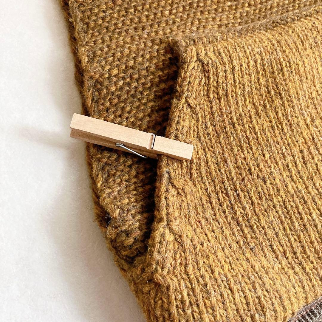 【美品】キャピタル ウール デザイン ニット ベスト 1 日本製