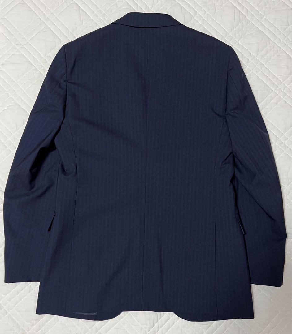 新品 タグ付き HILTON スーツ COLOMBO ブルー ストライプ