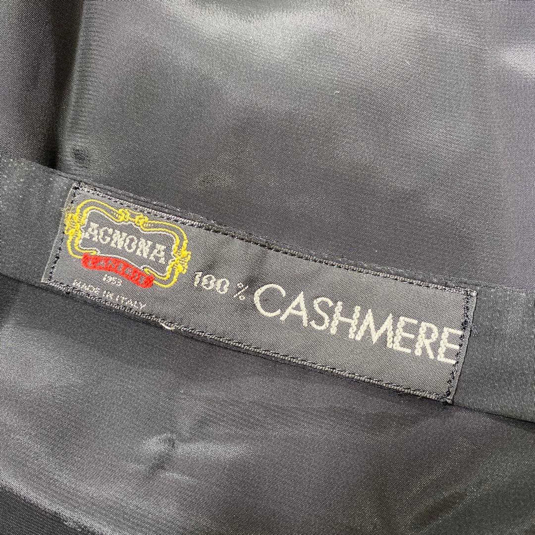 ⚫︎AGNONA アニオナ イタリア製 最高級 カシミヤ100 ロングコート 黒