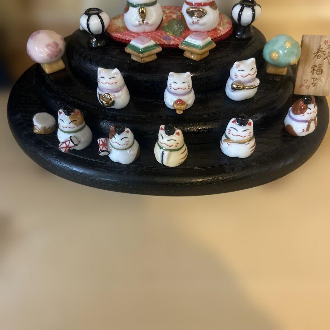 猫舎道楽堂本舗　お雛様　春福ひな（十人飾り）