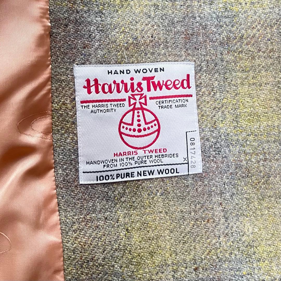 ヴィヴィアンウエストウッドレッドレーベル ハリスツイード ベロア切替 コート